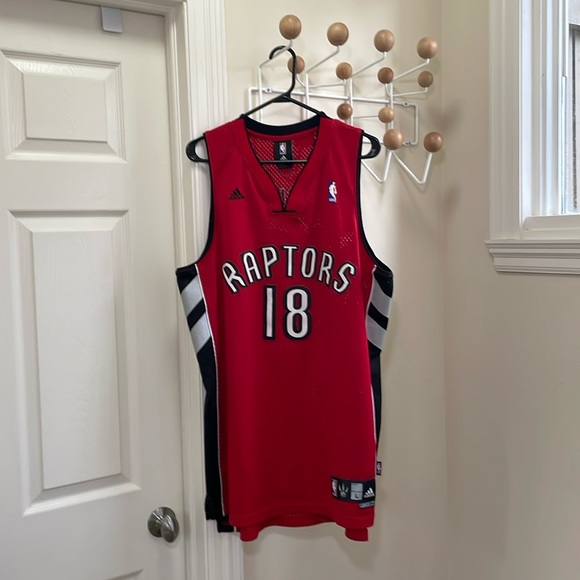 Raptors Other - Raptors - NBA Basketball Adidas Jersey - Parker  18 - Red- Large +2 Length